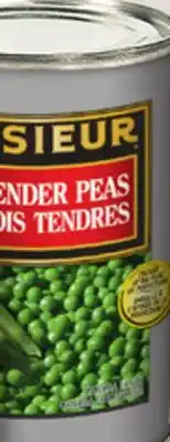 IGA LE SIEUR TENDER PEAS offer