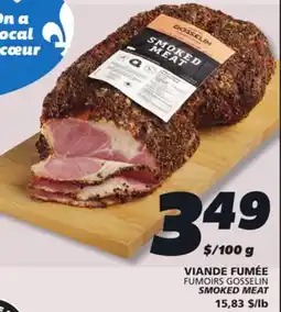 IGA FUMOIRS GOSSELIN SMOKED MEAT offer