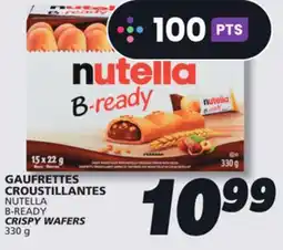 IGA NUTELLA B-READY CRISPY WAFERS offer