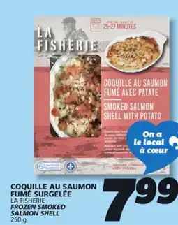 IGA LA FISHERIE FROZEN SMOKED SALMON SHELL offer