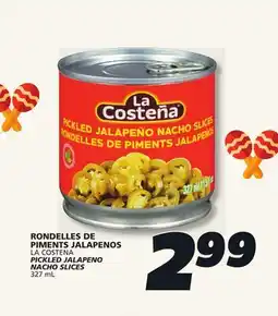 IGA LA COSTENA PICKLED JALAPENO NACHO SLICES offer