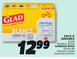 IGA GLAD GARBAGE BAGS offer