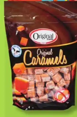IGA ORIGINAL FOODS Caramels TREATS offer