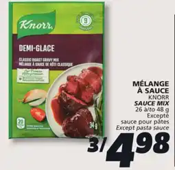 IGA KNORR SAUCE MIX offer