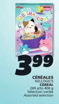 IGA KELLOGG'S CEREAL offer