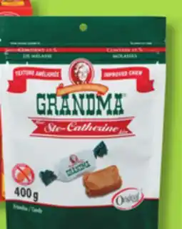 IGA GRANDMA Tire Ste-Catherine TREATS offer