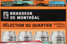 IGA BRASSEUR DE MONTRÉAL BEER offer