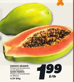 IGA GIANT PAPAYA offer