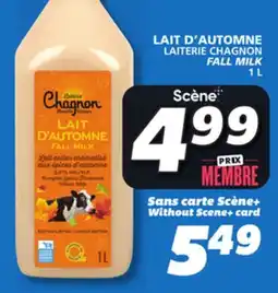 IGA LAITERIE CHAGNON FALL MILK offer