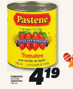 IGA PASTENE TOMATOES offer