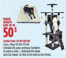 Canadian Tire Petco Selected Pet Beds and Cat Tower offer