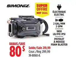 Canadian Tire Electric Pressure Washer offer