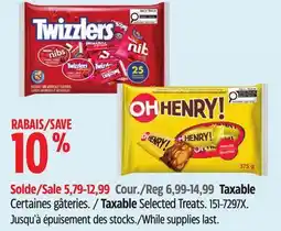 Canadian Tire Taxable Selected Treats offer