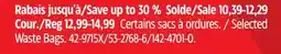 Canadian Tire Glad Selected Waste Bags offer