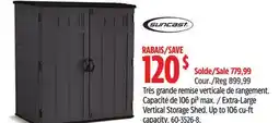 Canadian Tire Extra-Large Vertical Storage Shed offer