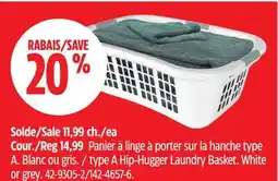 Canadian Tire TYPE A Laundry Basket offer