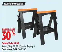 Canadian Tire Sawhorses, 2-Pk offer