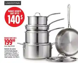 Canadian Tire 10-Pc 3-Ply Commercial Clad Cookset offer