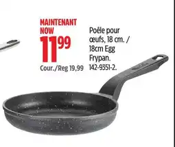 Canadian Tire Heritage 18cm Egg Frypan offer