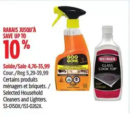 Canadian Tire Goo Gone Selected Household Cleaners and Lighters offer