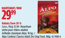 Canadian Tire DEWALT Alpo Cookout Classics Adult Dry Dog Food, 16kg offer