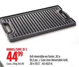 Canadian Tire Lagostina Cast-Iron Reversible Grill offer