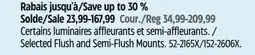Canadian Tire Selected Flush and Semi-Flush Mounts offer