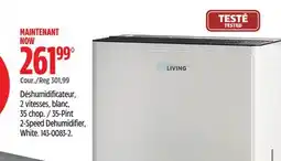 Canadian Tire 35-Pint 2-Speed Dehumidifier offer