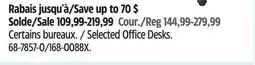 Canadian Tire Selected Office Desks offer