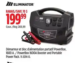 Canadian Tire PowerBox 1600A Booster and Portable Power Pack offer