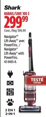 Canadian Tire Shark Navigator Lift-Away with PowerFins offer