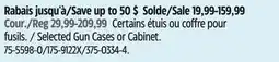 Canadian Tire Selected Gun Cases or Cabinet offer