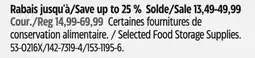 Canadian Tire E-Zee Wrap Selected Food Storage Supplies offer