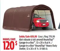 Canadian Tire ShelterLogic Garage-in-a-Box RoundTop Heavy-Duty Shelter offer