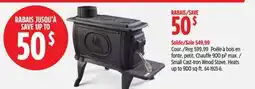 Canadian Tire Small Cast-Iron Wood Stove offer