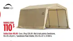 Canadian Tire ShelterLogic Sandstone Peak Shelter offer