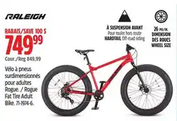 Canadian Tire Raleigh Rogue Fat Tire Adult Bike offer