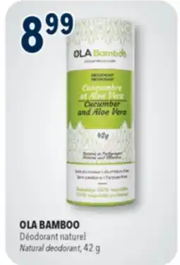 Familiprix OLA BAMBOO, Natural deodorant, 42g offer