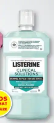 Familiprix Listerine Clinical Solutions enamel repair alpine mint fluoride mouthwash 500ml offer