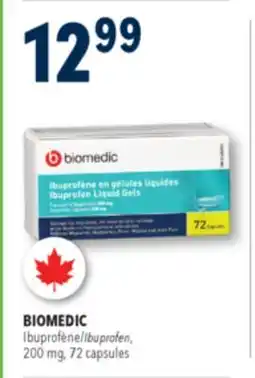 Familiprix Biomedic ibuprofen 200mg liquid gels 72un offer