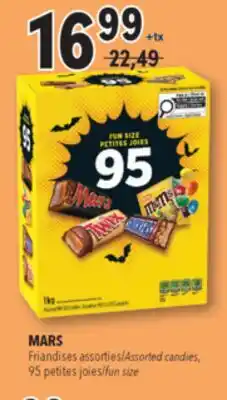 Familiprix MARS Assorted candies, fun size offer