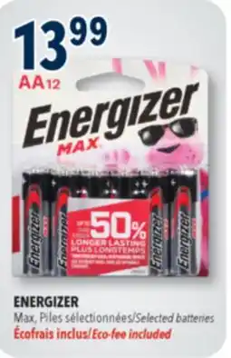 Familiprix ENERGIZER Selected batteries offer