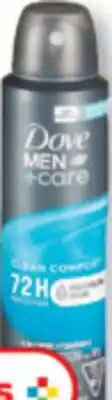Familiprix Dove Men+Care dry spray antiperspirant Clean Comfort 107g offer