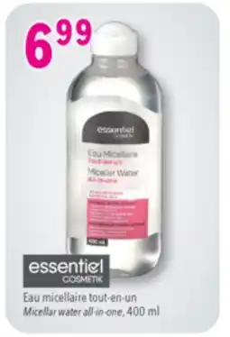 Familiprix ESSENTIEL COSMETIK, Micellar water all-in-one, 400 ml offer