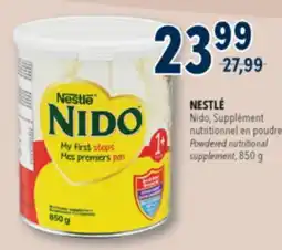 Familiprix NESTLÉ Nido, Powdered nutritional supplement, 850 g offer
