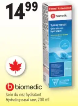 Familiprix Biomedic nasal spray medium stream value size 200ml offer