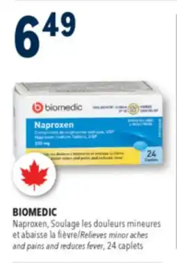 Familiprix Biomedic naproxen sodium tablets 24un offer