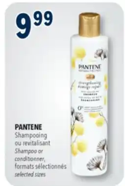 Familiprix PANTENE, Shampooing ou revitalisant conditionner, formats sélectionnés offer