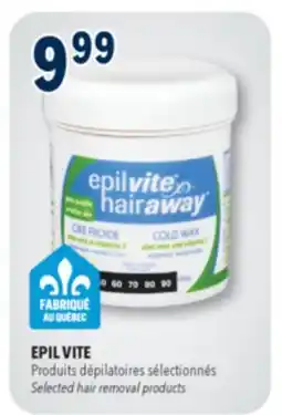 Familiprix EPIL VITE Selected hair removal products offer