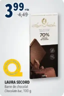 Familiprix Laura Secord Dark Chocolate 70% Cocoa 100g offer